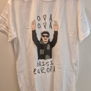 Vit t-shirt med tryck