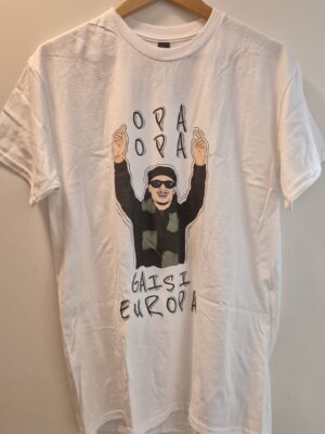 Vit t-shirt med tryck
